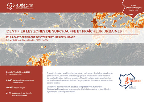 Atlas cartographique : Identifier les zones de surchauffe et fra&icirc;cheur urbaines - Fnau | ESPACES VEGETALISES URBAINS | Scoop.it