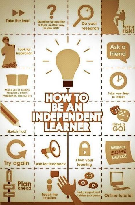 How to be an Independent Learner (infographic) | Design, Science and Technology | Scoop.it