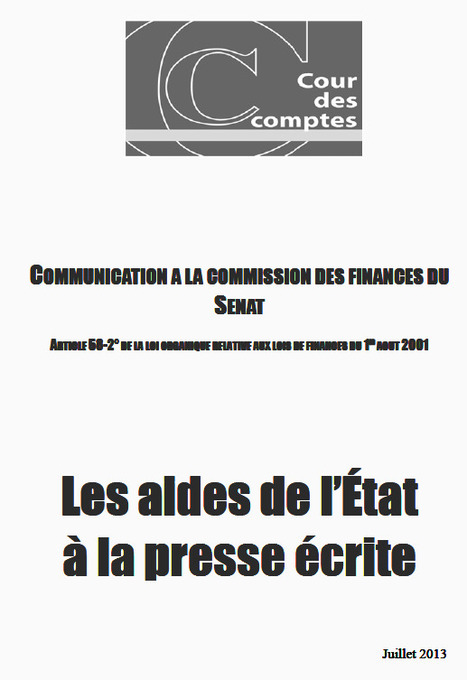 La niche fiscale des journalistes étrillée par la Cour des comptes | DocPresseESJ | Scoop.it