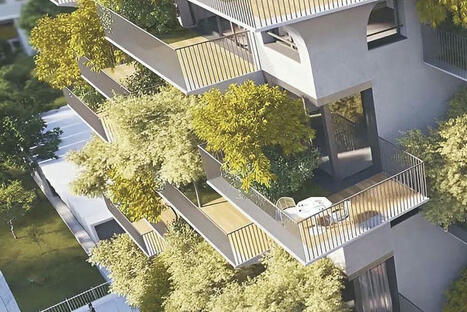 Jardin vertical : immeuble de logements à Paris XIII par XTU | Architecture - Construction | Scoop.it