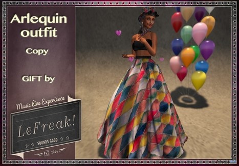 Arlequin Outfit Group Gift by LeFreak! | Teleport Hub - Second Life Freebies | Second Life Freebies | Scoop.it