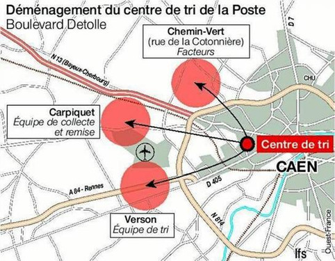 Caen - La Poste. Le centre de tri définitivement fermé | Veille territoriale AURH | Scoop.it