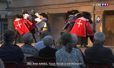 350 ans après, tous pour D’Artagnan ! - Journal de 13 heures | TF1 | Professionnels du tourisme du Grand Auch Cœur de Gascogne | Scoop.it