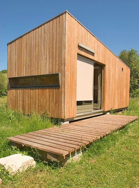 [alternative à l'extension ou surélévation] Petite maison en bois de 20m2 | Architecteo | Build Green, pour un habitat écologique | Scoop.it