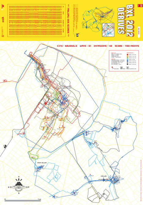 MAP_22 - BXL 2012 - DERIVES - SpaceInvaders | #Netart #Webart #Internetart | Scoop.it