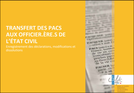 Transfert des Pacs aux mairies | Doc [actu] - Le bulletin bibliographique des nouvelles ressources disponibles au centre de documentation de l’ADACL. | Scoop.it