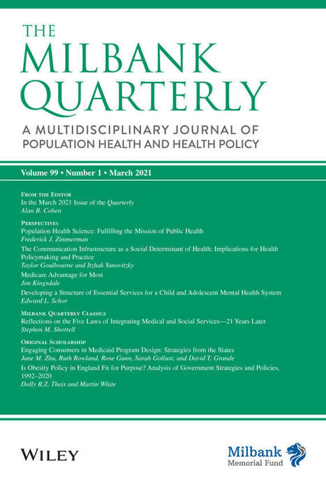 Long COVID and Health Inequities: The Role of Primary Care - BERGER - - The Milbank Quarterly | Veille Covid Long | Scoop.it