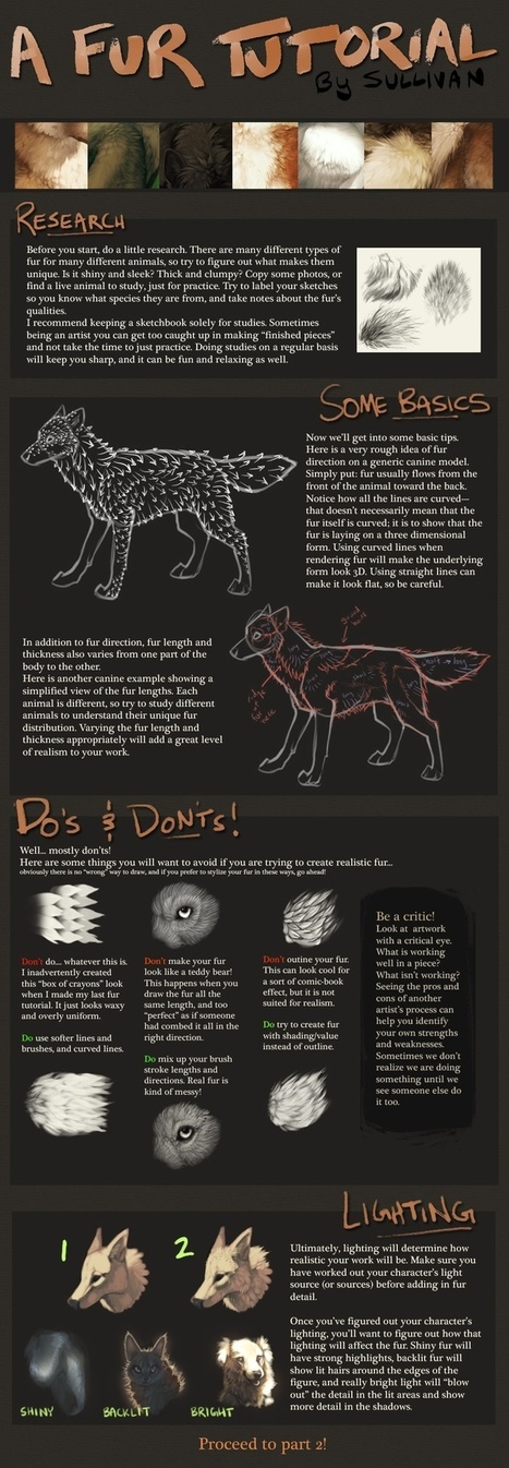 Fur Drawing Reference Guide | Drawing References and Resources | Scoop.it
