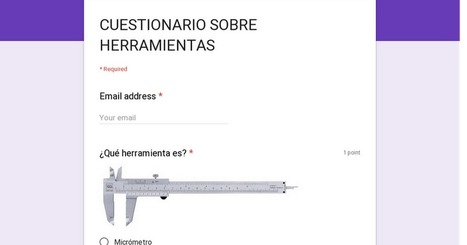 CUESTIONARIO SOBRE HERRAMIENTAS | tecno4 | Scoop.it