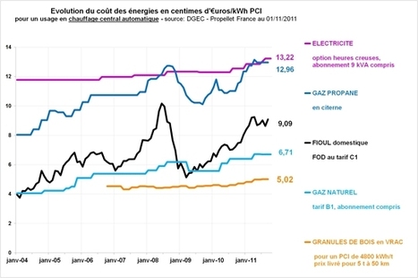 [énergie] L’indice des prix du granulé de bois du 3ème trimestre 2011 | Build Green, pour un habitat écologique | Scoop.it