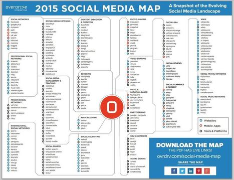 M&eacute;dias Sociaux : la carte interactive 2015 - Balises Infos | R&eacute;seaux et m&eacute;dias sociaux, veille, technique et outils | Scoop.it