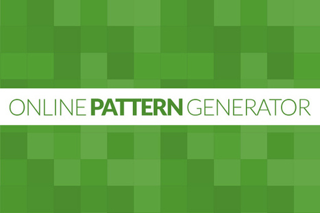 Free pattern generators: Here are eight tools you want to bookmark | Creative teaching and learning | Scoop.it