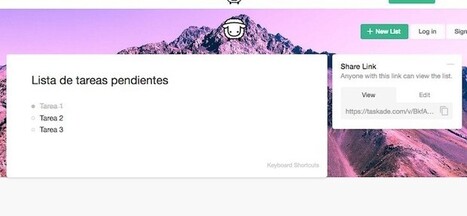 Crea y comparte listas de tareas editables enviando un solo enlace | Education 2.0 & 3.0 | Scoop.it