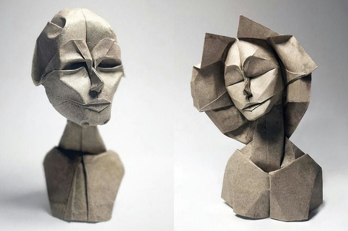 Origami Expert Folds A Single Piece of Paper To Create These Detailed & Expressive Face Portraits - Yanko Design | Découvrir, se former et faire | Scoop.it