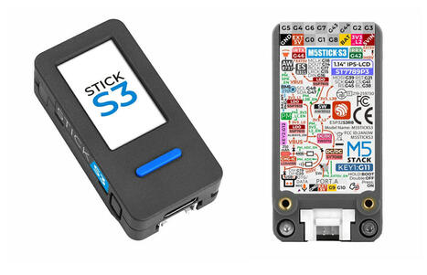 M5Stack StickS3 ESP32-S3 Mini IoT Dev Kit features 1.14-inch color display, speaker and mic for voice interaction - CNX Software | Embedded Systems News | Scoop.it
