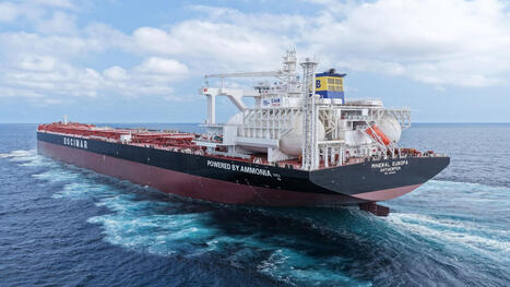 CHINA: Completes world-first commercial green ammonia refueling at sea | ASIES | Scoop.it