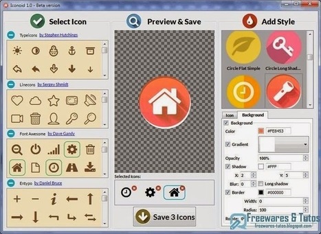 Iconion : un logiciel gratuit pour créer ses propres icônes | Freewares | Scoop.it