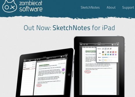 SketchNotes for iPad - ZombieCat Software | Digital Delights for Learners | Scoop.it