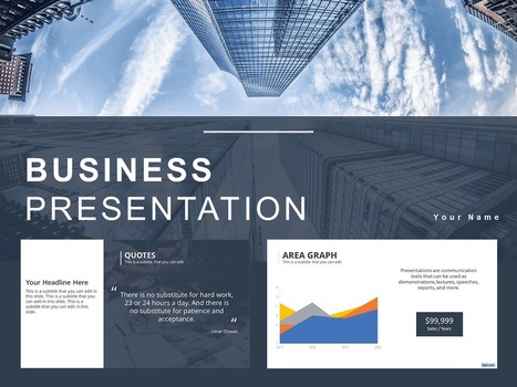 Free Corporate Company Presentation Template | PowerPoint presentations and PPT templates | Scoop.it