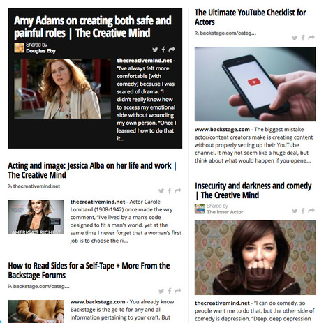 The Inner Actor Daily 7.05 | The Creative Mind | Scoop.it