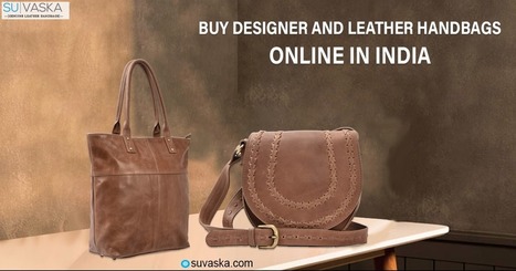 pure leather handbags online