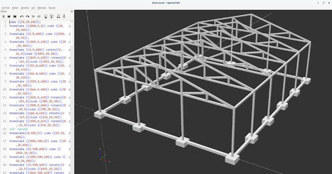 Diseño de una nave industrial con el programa OpenSCAD en 3D | tecno4 | Scoop.it