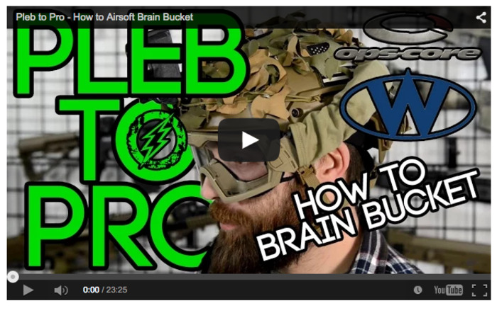 Pleb to Pro - How to Airsoft Brain Bucket - Amped Airsoft on YouTube | Thumpy's 3D House of Airsoft™ @ Scoop.it | Scoop.it