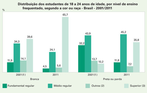 IBGE: em 10 anos, triplica percentual de negros na universidade | Inova&ccedil;&atilde;o Educacional | Scoop.it