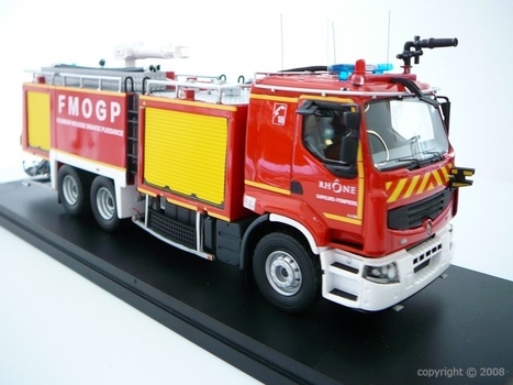 miniature camion de pompier