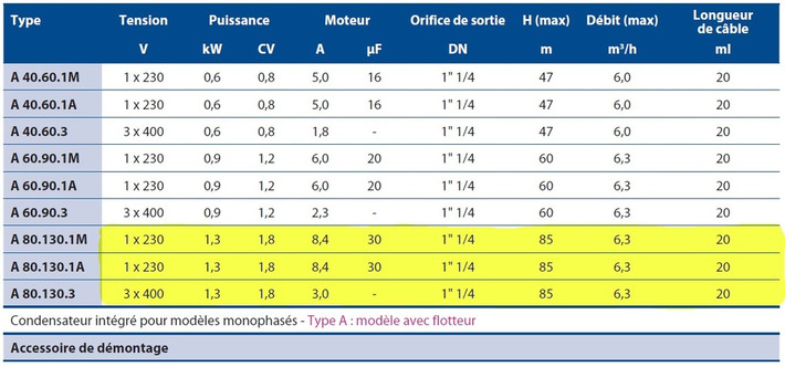 AQUALIJU A 80 pompe immergée 5'' puits eaux claires | Actualités, Communiqués Presse, Nouveautés, Infos... | Scoop.it
