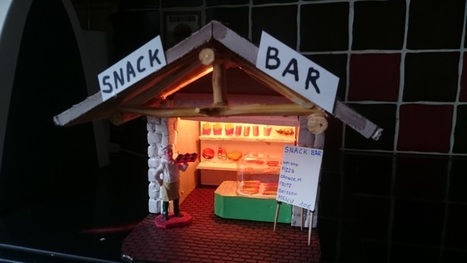 [Coup de ♥] Fabrication d'un petit stand Snack Bar pour le village de Noël par Chris1966 sur le #CDB | Best of coin des bricoleurs | Scoop.it