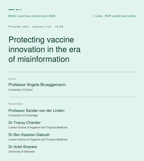 #amr #vaccinemisinformation #bsac2026 #academicchatter #postdoclife | Ankit Shanker | H&eacute;sitations Vaccinales: Observatoire HESIVAXs | Scoop.it