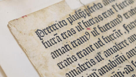 Gutenberg : un feuillet du XVe si&egrave;cle retrouv&eacute; dans un album de vieux papiers | La Biblioth&egrave;que de l'&Eacute;cole nationale des chartes-PSL vous accompagne dans la pr&eacute;paration aux concours | Scoop.it