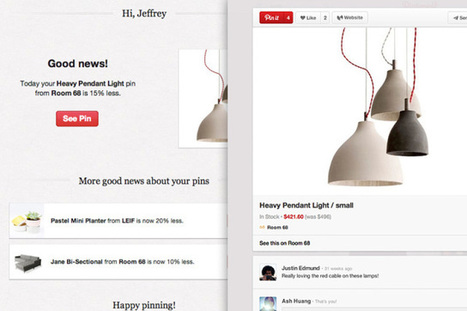 Pinterest Adds Price Alerts To Turn Aspirational Pins Into Purchases | TechCrunch | Public Relations & Social Marketing Insight | Scoop.it