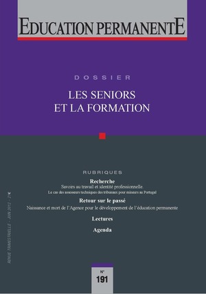 Les seniors et la formation | Education Permanente, n&deg; 191, 2012/2 | CREADOC Nice | Scoop.it