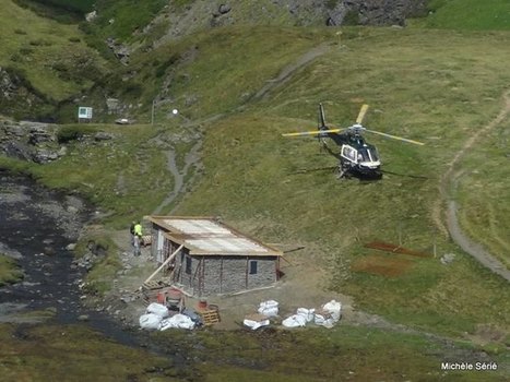 Danse d'un hélicoptère ravitailleur au dessus de la cabane de Badet | Facebook | Vallées d'Aure & Louron - Pyrénées | Scoop.it