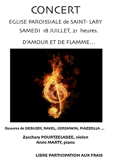 Concert violon et piano le 18 juillet à Saint-Lary Soulan | Vallées d'Aure & Louron - Pyrénées | Scoop.it