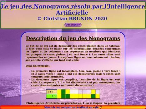 Le jeu des Nonograms résolu par l'Intelligence Artificielle | Sciences découvertes | Scoop.it