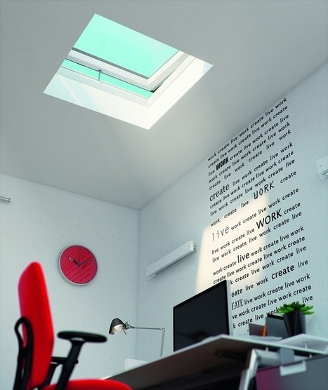 Toiture terrasse : la lumi&egrave;re apprivois&eacute;e avec le puits de lumi&egrave;re Fakro | Build Green, pour un habitat &eacute;cologique | Scoop.it