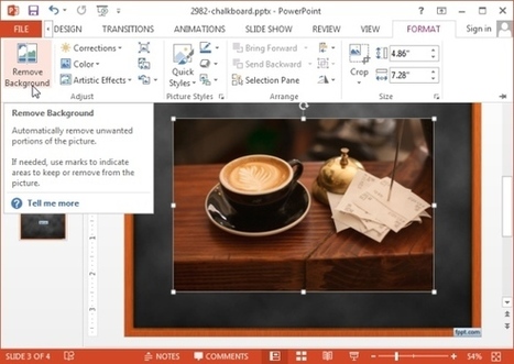 How To Remove Background Of A Picture in PowerPoint 2013 | PowerPoint Presentation | ED 262 Culture Clip & Final Project Presentations | Scoop.it
