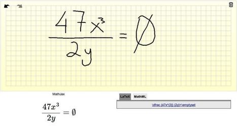 Web Equation – Escribe fácilmente fórmulas y ecuaciones | tecno4 | Scoop.it