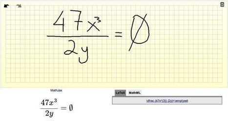 Web Equation – Escribe fácilmente fórmulas y ecuaciones | TIC & Educación | Scoop.it