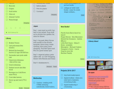 Library at SEMS - Keeping It Organized With Keep | Creativity in the School Library | Scoop.it
