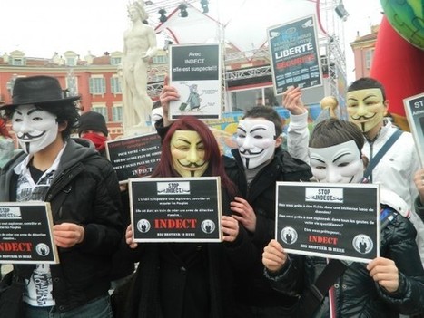 23 fev 2013, Nice répond présent à l’appel #Anonymous contre Big Brother / INDECT | Libertés Numériques | Scoop.it
