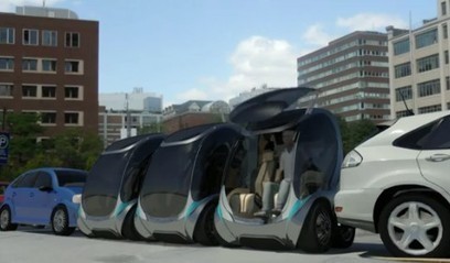 Tiny electric car folds up into itself for easy parking | SmartPlanet | 21st Century Innovative Technologies and Developments as also discoveries, curiosity ( insolite)... | Scoop.it