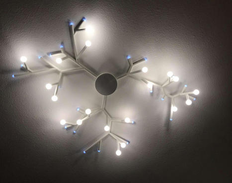 Ceiling Branch Lamp From PVC Pipe & 3D Prints : 13 Steps (with Pictures) | Daily DIY | Scoop.it