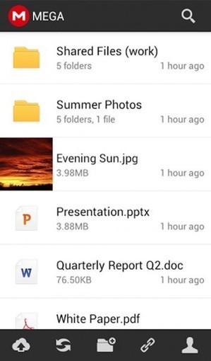 Así es la aplicación de Mega para Android | Educación, TIC y ecología | Scoop.it