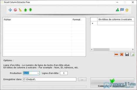 Excel Column Extractor : un logiciel gratuit d'extraction et de fusion de données de feuilles de calcul Excel | Freewares | Scoop.it