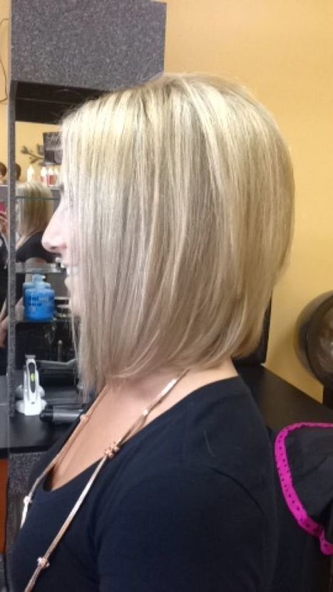 Medium Long Angled Bob Hairstyles Bob Hairsty