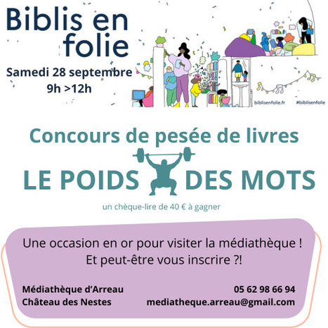 Concours de pes&eacute;e de livres &agrave; Arreau le 28 septembre | Vall&eacute;es d'Aure & Louron - Pyr&eacute;n&eacute;es | Scoop.it